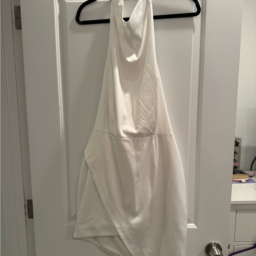 Elliatt White Satin Dress